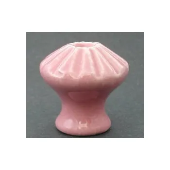 Nábytkové kování 31010 knopka růžová 35mm porcelán bez šroubu (Nábytková knopka o průměru 35 mm. Vhodné řešení pro nábytek v interiéru.)