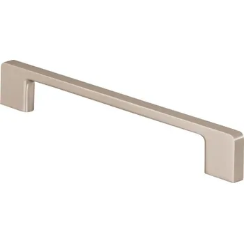 Nábytkové kování 14150 úchytka MILA 192 rozteč 192mm broušený nikl (Nábytková úchytka MILA s roztečí 192 mm v povrchu broušený nikl. Vhodné řešení pro nábytek v interiéru.)
