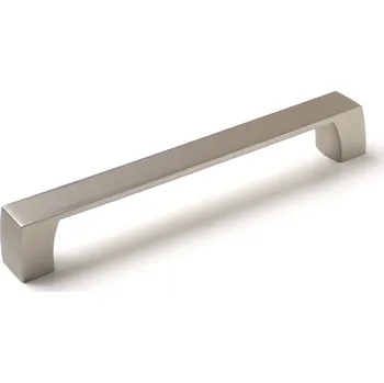 Nábytkové kování 770121 úchytka JAKUB rozteč 160mm mat broušený nikl (Nábytková úchytka s roztečí 160 mm v povrchu broušený nikl. Praktický doplněk do interiéru.)