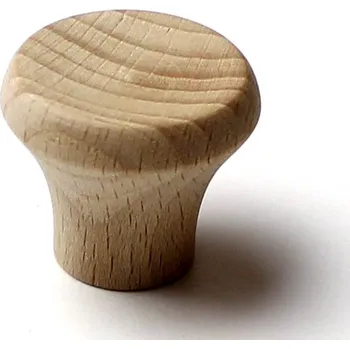Nábytkové kování 48072 knopka dřevěná pr.34mm přírodní (Nábytková knopka o průměru 34 mm. Vhodné řešení pro nábytek v interiéru.)