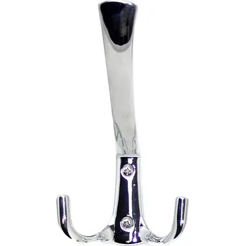 Věšák 770242 věšák kov chrom (Nástěnný věšák v povrchu chrom. Jednoduchý a funkční doplněk do interiéru.)