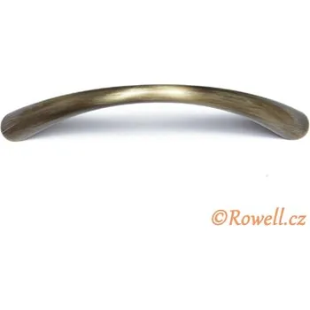 Nábytkové kování UO2. Úchyt 96mm staromosaz (UO2. Úchyt 96mm staromosaz v povrchu mosaz. Jednoduchý a funkční doplněk do interiéru.)