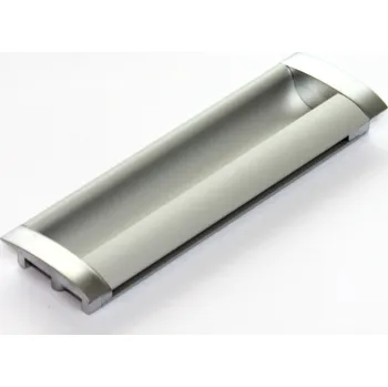 Nábytkové kování 770356 úchytka zápustná rozteč 96mm chrom matný (Nábytková úchytka s roztečí 96 mm v povrchu chrom. Jednoduchý a funkční doplněk do interiéru.)