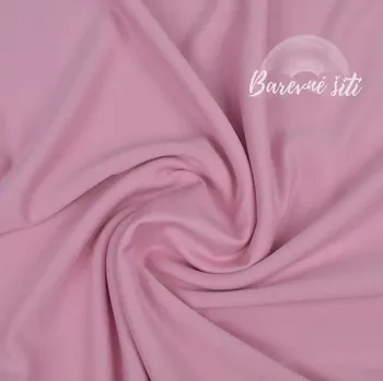 Teplákovina MÁSLOVÁ Růžová 300g (E) (Elegantní lesklá teplákovina)