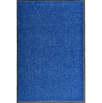 Rohožka Absorpční protiskluzová rohožka z polyamidu, modrá, 90 x 60 cm, PVC