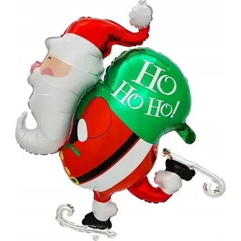 Balónek FÓLIOVÝ BALÓNEK MIKULÁŠ NA BRUSLÍCH 64X50 CM VÁNOČNÍ