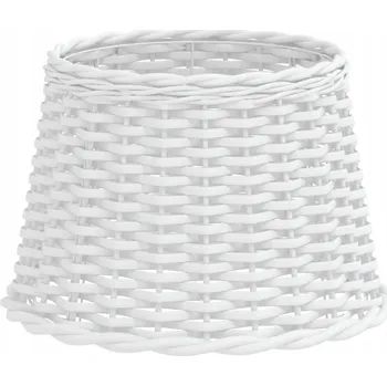 Stínidlo Stínidlo na lampu na Závěsnou/Stolní Lampu z Proutí Bílé 40x26 cm