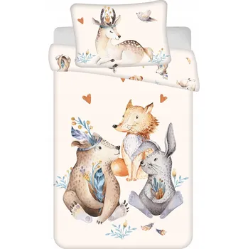 Povlečení Sada povlečení Jerry Fabrics 100 x 135 cm bílá