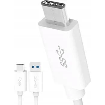 Datový kabel ROMOSS Kabel USB-C (USB 2.0), bílý