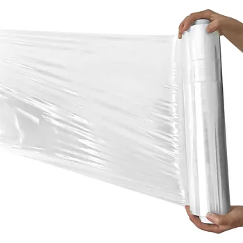 Obalový materiál FÓLIE STRETCH 3 KG NETTO TRANSPARENTNÍ STREČOVÁ FÓLIE VELKÁ ROLE XXL BEZBARVÁ 3,3 KG
