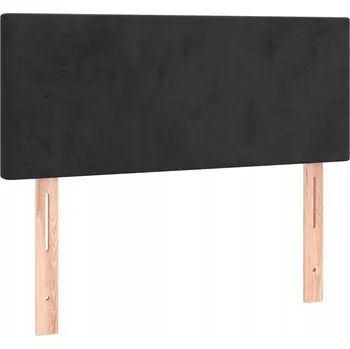 Čelo postele sametové černé 80x5x78/88 cm