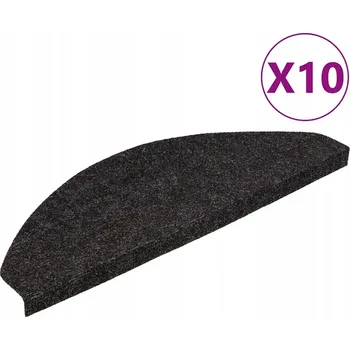 Nášlap na schod Protiskluzové nášlapy na schody z vpichované plsti, antracitové, 65x22