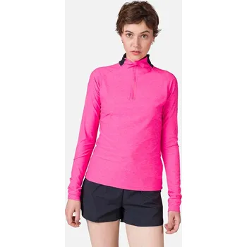 Dámský svetr Rossignol MELANGE LS 1/2 ZIP dámský turistický pulover-XS