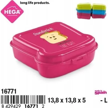 Svačinový box SVAČINOVÝ BOX PRO DĚTI barevný mix LUNCH BOX