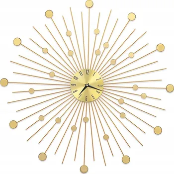 Hodiny Nástěnné hodiny zlaté 70 cm