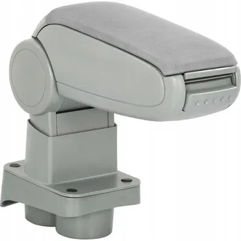 Loketní opěrka Nastavitelná loketní opěrka s úložným prostorem pro VW Polo IV (2001-2005), šedá