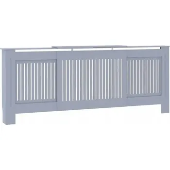 Obraz Kryt na radiátor MDF deska 5 x 5 cm šedý