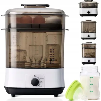 Ohřívač a sterilizátor ELEKTRICKÝ STERILIZÁTOR A SUŠIČKA LAHVÍ PŘENOSNÝ 630W AŽ PRO 8 LAHVÍ