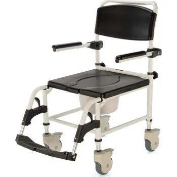 Koupelnové sedátko DMA 808 W Klozetové křeslo zesílené do sprchy