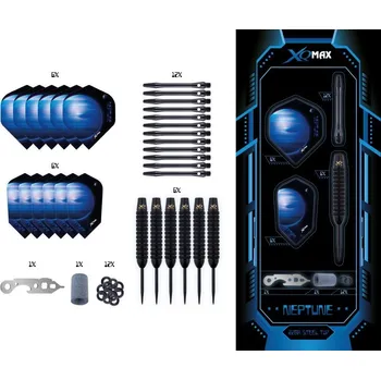 Šipka Šipky steel XQ Max Neptune Dual 22g brass, 2 sety