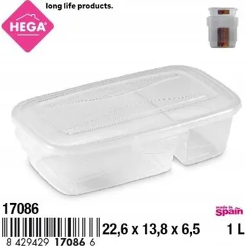 Svačinový box Svačinový box s přihrádkami 1 L 1 Ks