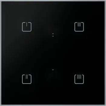 vypínač Dotykový skleněný ovladač s relé iNELS RFSW-62/B - černý