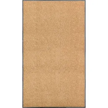 Rohožka Protiskluzová rohožka z polyamidu, krémová, 150x90 cm, PVC