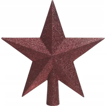 Vánoční dekorace Špičky na stromeček Hvězda 19 cm 1 ks