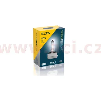 Autožárovka ELTA výbojka D3S 42V 35W 6000K VisionProBlue