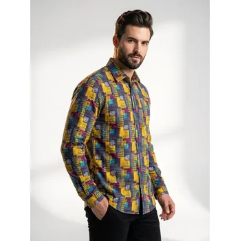 Pánská košile Pánská košile ALTISPORT GREEN HOŘČICOVÁ XXL