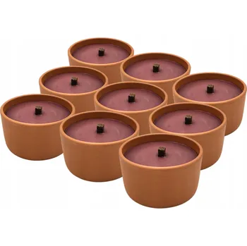 Svíčka Flamma Keramické Hřbitovní Svíčka C5 9 ks