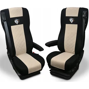 Moto oblečení Potahy na sedadla do kamionu Daf 106 XF, béžové