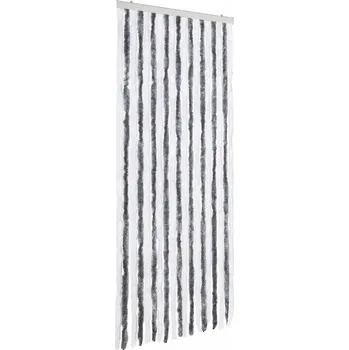 Síť proti hmyzu Závěs proti hmyzu šedo-bílý 56 x 185 cm, 100% polypropylenový žinylka