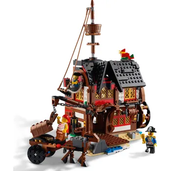Stavebnice LEGO LEGO Creator 3 v 1 31109 Pirátská Loď Skull Island Inn 3 v 1