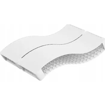 Matrace Matrace bonellová s pěnou, vícevrstvá, bílo-šedá, 120x200x23 cm