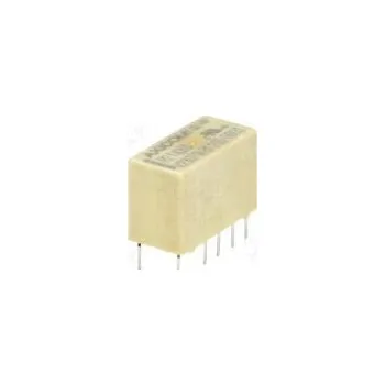 Relé Relay electromagnetic DPDT Ucoil 24VDC 2A 0.5A/125VAC THT
