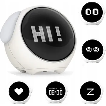 Budík DIGITÁLNÍ BUDÍK PRO DĚTI S ROZTOMILÝM EMOTIKONEM