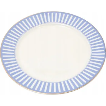 Talíř PORCELÁNOVÝ DEZERTNÍ TALÍŘ MODRÝ Ø21CM HARMONY