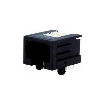 Elektrický konektor Zásuvka RJ45 PIN 8 Kat 3 nízkoprofilové Uspořádání výv 8p8c