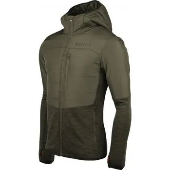 Rybářské oblečení Rybářská bunda Westin Thermo Knit Jacket Beluga Green XL