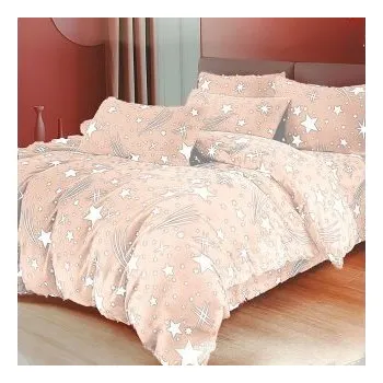 Povlečení 6 díl. Francouzské Mikroplyšové povlečení STARS 3