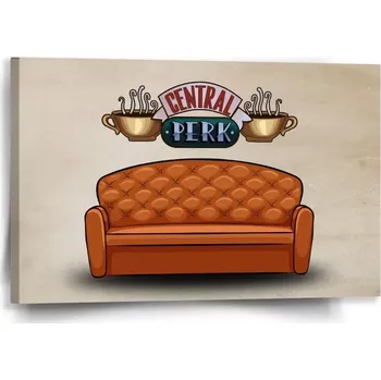 Obraz Sablio Obraz Seriál přátelé CENTRAL PERK Gauč - 60x40 cm