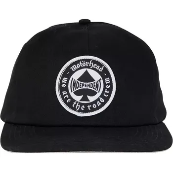 Kšiltovka independent Pánská kšiltovka motorhead spade snapback unstructured hat black