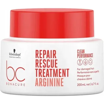 Vlasová regenerace Schwarzkopf BC Repair Rescue Arginine maska na vlasy 200 ml pro poškozené vlasy
