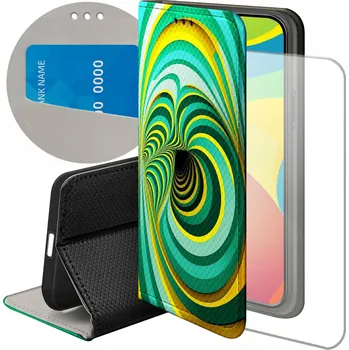 Pouzdro na mobilní telefon Flipové pouzdro Hello Case pro Apple iPhone 15 Pro, zelené