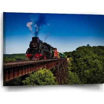 Obraz Sablio Obraz Vlak na mostě - 60x40 cm