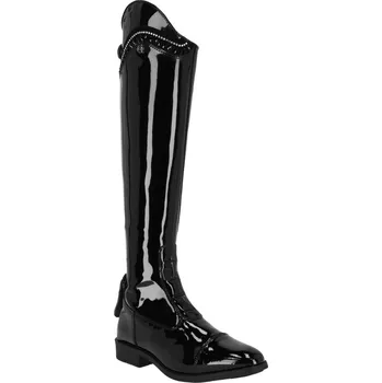 Jezdecká obuv Jezdecká bota Lamira pro dospělé, široká, černá