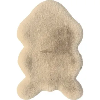 Koberec Umělá kožešina SoleVito Romance Premium shape sand 60 x 90 cm