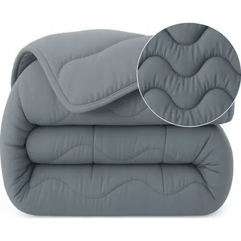 přikrývka Přikrývka šedá 220x200 antialergická celoroční česká premium