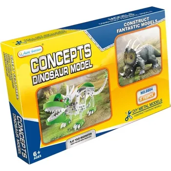 Stavebnice kovová stavebnice dinosaurus styracosaurus 192 dílků